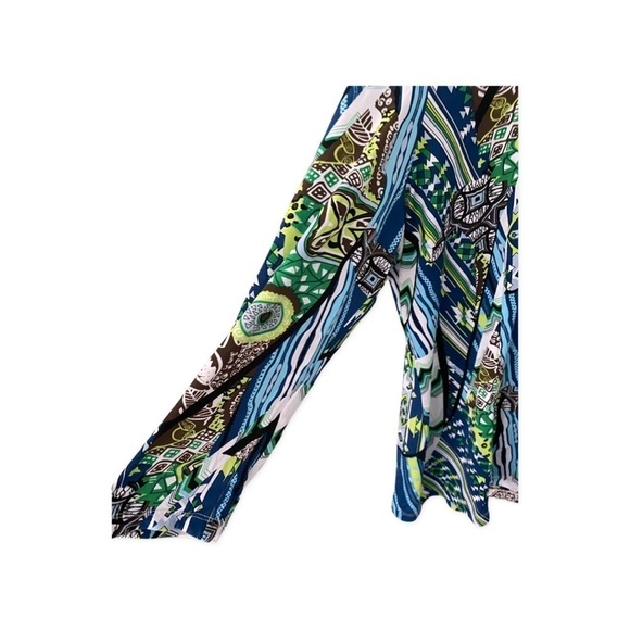 Milano Abstract Print Blouse Top Size XL - Picture 3 of 8